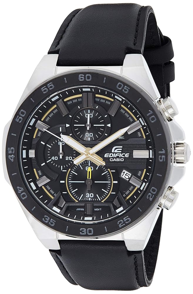 CASIO EDIFICE EF−540 クロノグラフ ブラック/シルバー EDIFICE（CASIO） CASIO EFV-540D カシオ 腕時計 アナログ
